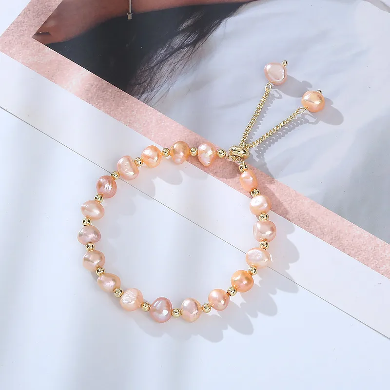 Wholesale Elegant Geometric Pearl Beaded Bracelets