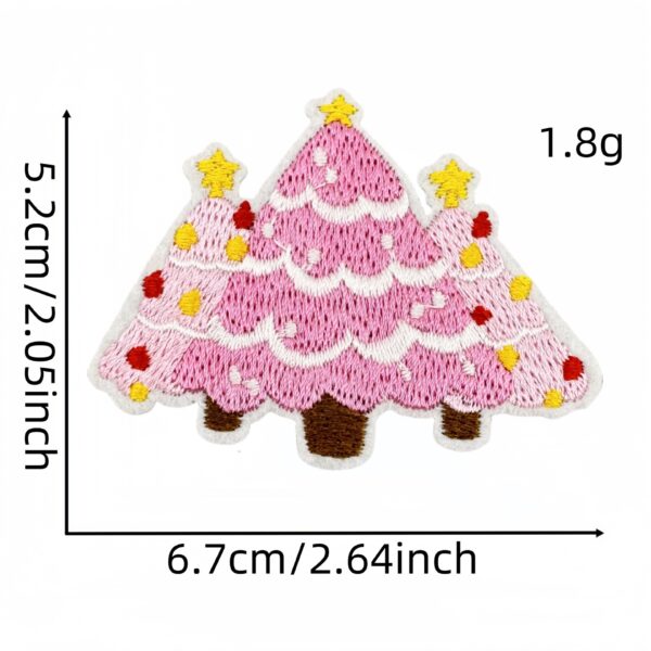 Wholesale Computer Embroidery Label Cute Pink Series Badge Gift Patch Garment Accessories DIY Hand Account Embroidery Patch
