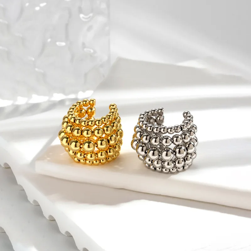 Wholesale 1 Piece Simple Style C Shape Copper Ear Cus