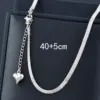 Vacuum Plating Real Gold Plated 18K White Solid Color 304 Stainless Steel Simple Style Waterproof Non Tarnish 201 Necklace