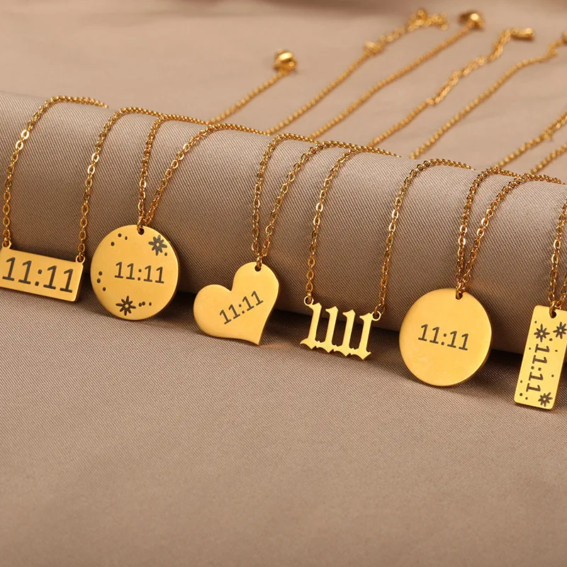 Wholesale Jewelry Retro Heart Shape Stainless Steel Plating Necklace Necklace