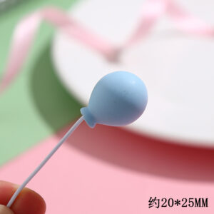 Light Blue Oval balloon