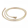 Wholesale PVD Coated 18K Gold Plated Titanium Steel Fashion Waterproof Non Tarnish 304 Stainless Steel Necklace