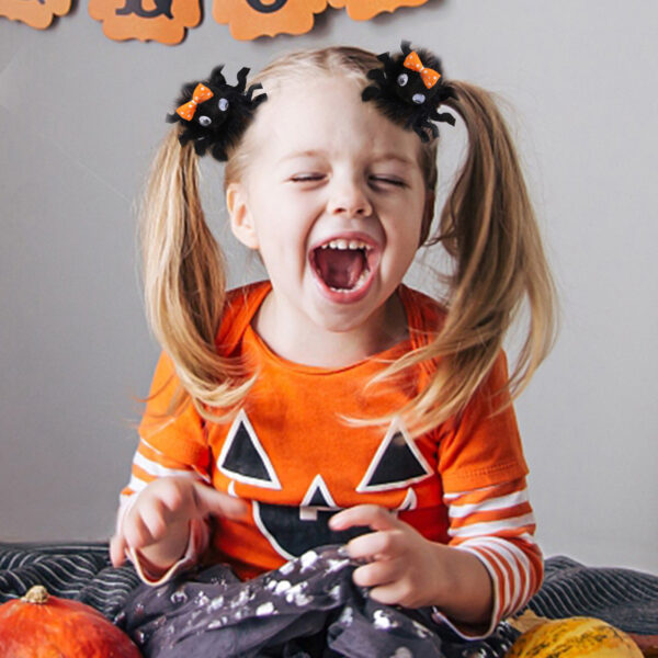 Wholesale Halloween children's cartoon plush hairpin