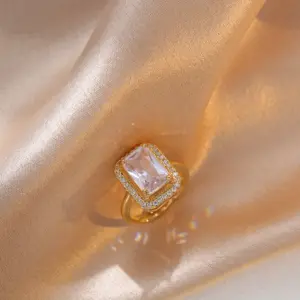 J0015 White Gemstone Ring-4