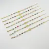 Wholesale Fashion Letter Eye 304 Stainless Steel 18K Gold Plated Stainless Steel Bracelets In Bulk