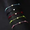 Wholesale New Fashion Necklace Heart-shaped Butterfly Weaving Adjustable Copper Bracelet