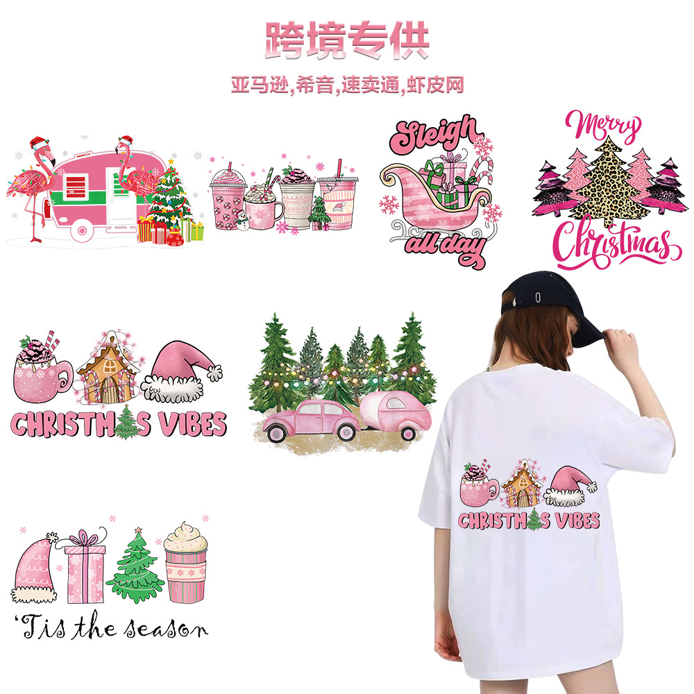 Wholesale Christmas Stickers Hot-Selling Christmas Transfer Stickers