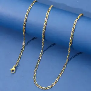3.0. Twist Lip Chain (Gold) / Length: 45+5CM