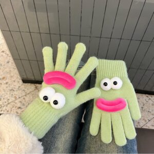 Cute big mouth -- green