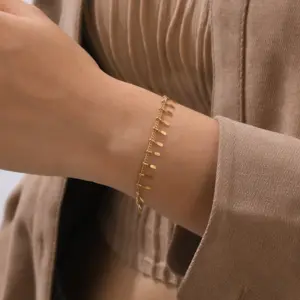 【XKB2011】Y Chain Bracelet / Gold