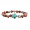 Wholesale Ethnic Style Animal Multicolor Natural Stone Beaded Bracelets