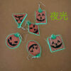 Wholesale Cross-Border Amazon Acrylic Pumpkin Head Luminous Earrings Halloween Funny Horror Creative Party Earrings