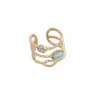 Wholesale PVD Coated 18K Gold Real Gold Plated Bow Knot Stainless Steel Retro Waterproof Non Tarnish
