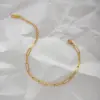 Wholesale PVD Coated Real Gold Plated 18K Gold Geometric 304 Stainless Steel Classic Style Waterproof Non Tarnish 304 Stainless Steel Bracelets