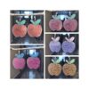 oly-473634dbc538fcc3af49cfb3413620bb Wholesale Cross-border New School Season Graduation Season Acrylic Earrings Apple English Letter Sweet Holiday Gift Earrings