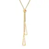Wholesale Real Gold Plated 304 Stainless Steel Electroplating Rhinestones Geometric Bear Heart Shape Inlay Retro Cable Chain Necklace For Women'S