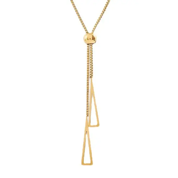 Wholesale Real Gold Plated 304 Stainless Steel Electroplating Rhinestones Geometric Bear Heart Shape Inlay Retro Cable Chain Necklace For Women'S