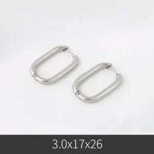 Steel Color 3*17 * 26mm One