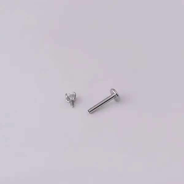 316L Stainless Steel Lip Rings Geometric Waterproof Non Tarnish Surgical Steel Unisex