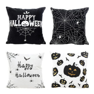 Wholesale Halloween pillow with gold and silver hot stamping