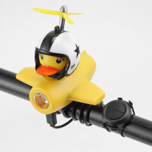Airplane light with horn + five-star helmet white