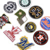 Wholesale Patch Cloth Sticker Baseball Team Round LetterSticker