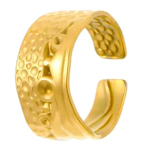18k gold hammer wave 2876