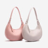 oly-478182429c3ff289f42f1ffb575f2b72 Wholesale Spring Solid Color Half Moon Bag Elegant Simple Fashionable Korean-style One-shoulder Crosbody rtable Underarm Bag for Women