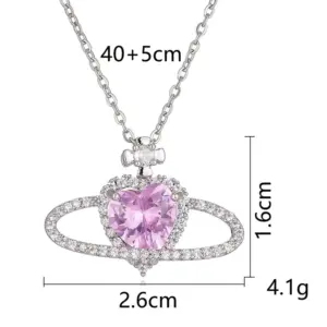 Pink-Silver Saturn, the Queen Mother of the West