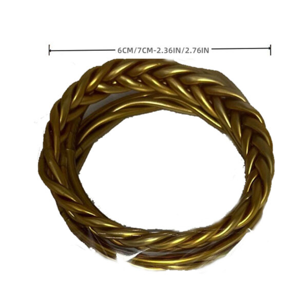 oly-47a1cbb66ba47e58da76e0d18b601132 Wholesale 6 Strands Braided Bracelet Plastic Jelly banglesPVC Silicone Hose Leopard Leather Bracelet suit Cross Border Hot Sale