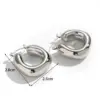 Wholesale PVD Coated C Shape Solid Color 304 Stainless Steel Simple Style Waterproof Non Tarnish Ear Cuffs