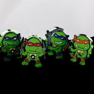 Wholesale ouble-Sided Teenage Mutant Ninja Turtles Anime Cartoon Clay Straight Hole Beads DIY Mobile Phone Chain Accessories
