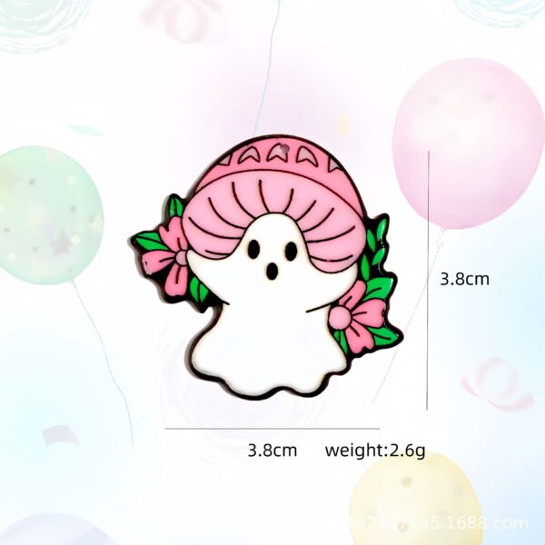 Wholesale 30pcs/pack Halloween ghost acrylic Flatback accessories DIY jewelry pendant material