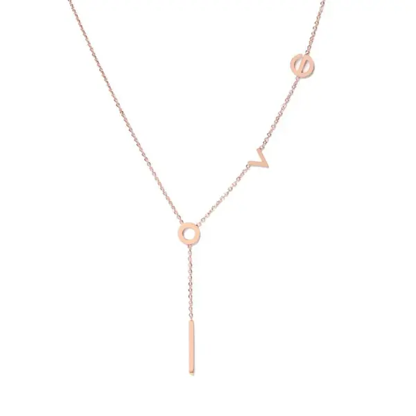 Retro Fish Titanium Steel Inlay Zircon Pendant Necklace 1 Piece