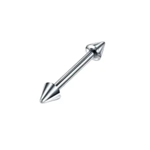 Pointed Vertebra Ear Studs / 1.6*16+5/5