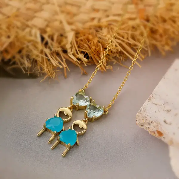 Wholesale Elegant Cute Heart Shape Copper Plating Inlay Zircon 18k Gold Plated Pendant Necklace