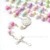 Wholesale Pumpkin Bead Necklace Cross Rosary