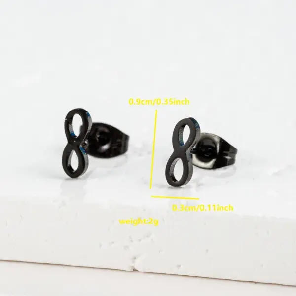 Wholesale PVD Coated 18K Gold Real Gold Plated Cross Heart Shape Butterfly 304 Stainless Steel Cute Japanese Style Waterproof Non Tarnish Ear Studs