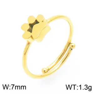 Open Gold Ring Kr103462-GC