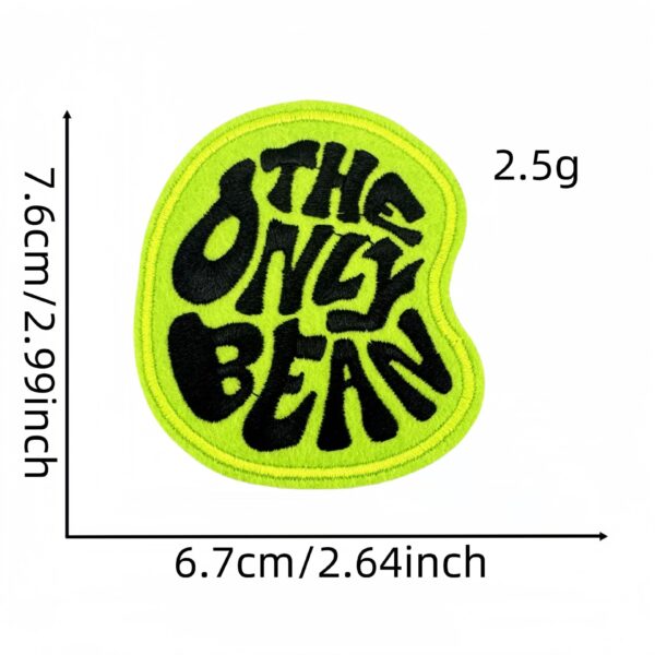 Wholesale Original Green Plant Cloth Sticker Cartoon Cute Decorative Decal Bean Fruit Game Computer Embroidery Ironing Style