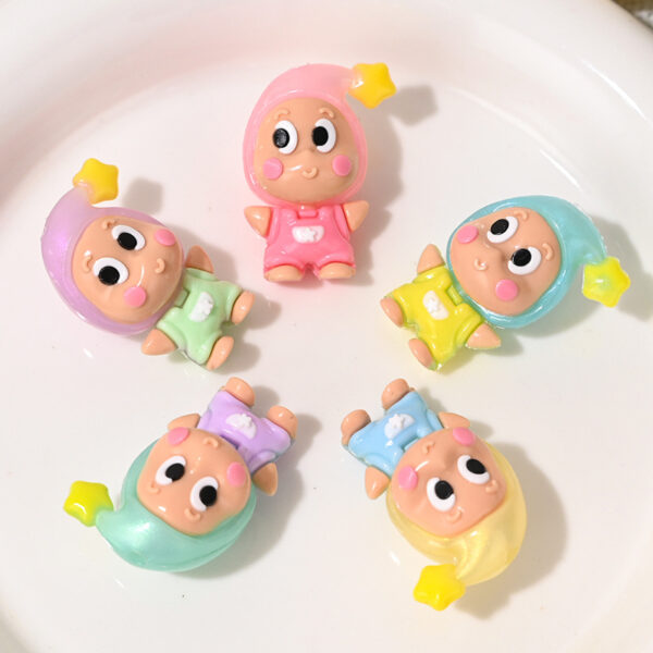 Wholesale DIY Cartoon Rubber Bead Plush Toy Keychain OLY Exclusive