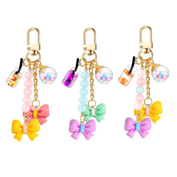 oly-47fb1dd45517311c1659a3eed83fe1bb Wholesale Acrylic 3D Bear Sliced Fruit Bottle Keychain Pendant