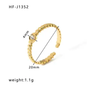 HF-J1352-Gold / Adjustable Opening
