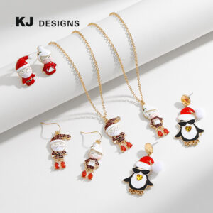 Wholesale Santa Claus Diamond Necklace