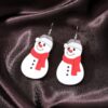 Wholesale Cartoon Christmas Earrings Snowman Christmas Tree Flamingo Earrings