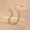 Fashion Heart Shape 304 Stainless Steel 18K Gold Plated Acrylic Stainless Steel Bracelets In Bulk