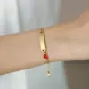 Wholesale PVD Coated Real Gold Plated Star Heart Shape Crown 304 Stainless Steel Simple Style Waterproof Non Tarnish 304 Stainless Steel Bracelets