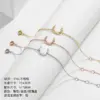 Wholesale PVD Coated 14K Gold Real Gold Plated Moon Stainless Steel Simple Style Waterproof Non Tarnish 304 Stainless Steel Bracelets
