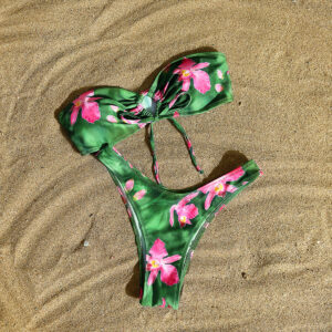 Aob080 green bikini / S